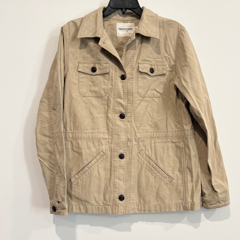 Guideboat Co Womens Field Jacket Medium Cotton Canvas Utility Chore Coat 20631
